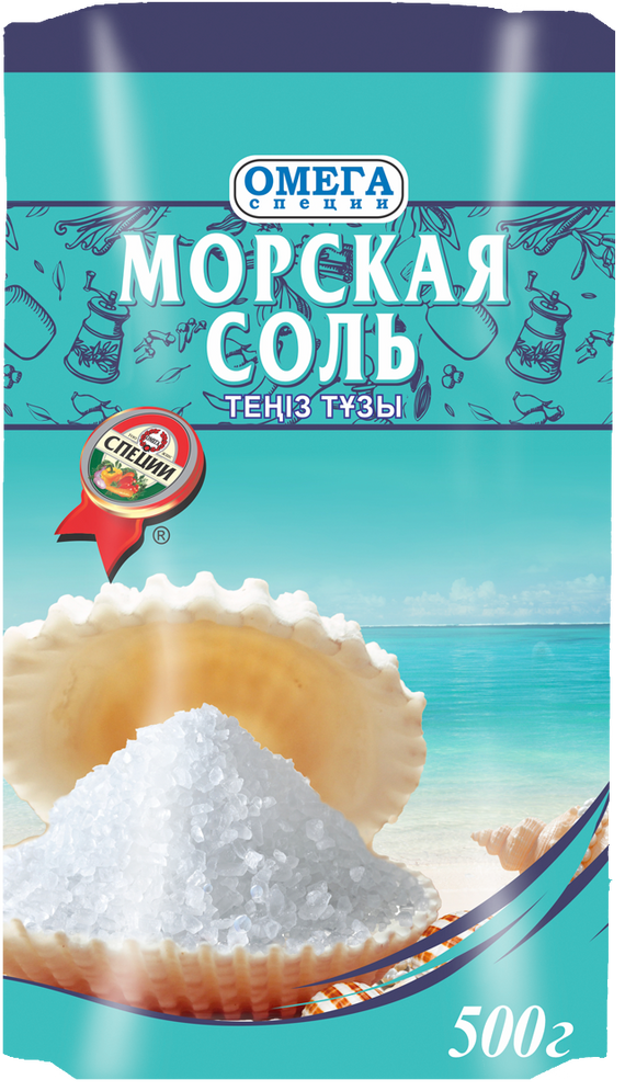 Морская соль пищевая  500 гр. в ДойПак