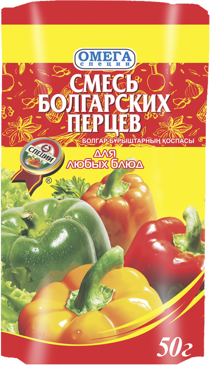 Смесь болгарских перцев 50 гр. в Дойпак